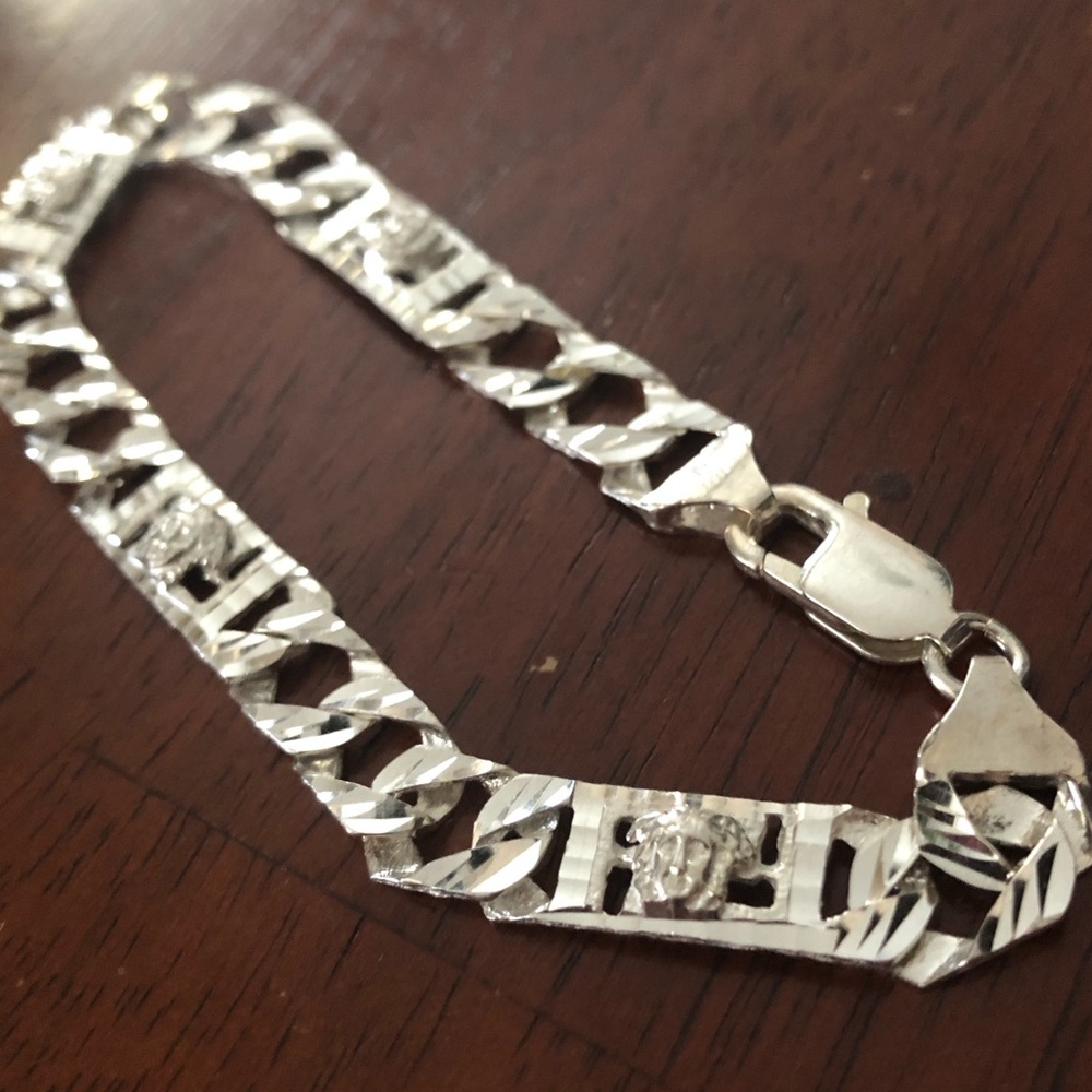 Versace design 925 bracelet sterling silver